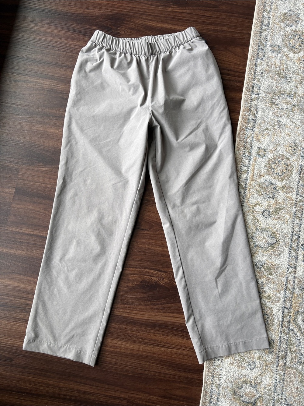 Tracksmith Women's Light Gray Elastic Waist Pants